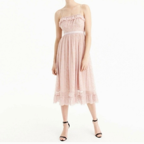 J Crew Pink and Gold Tulle dress - Picture 5 of 5